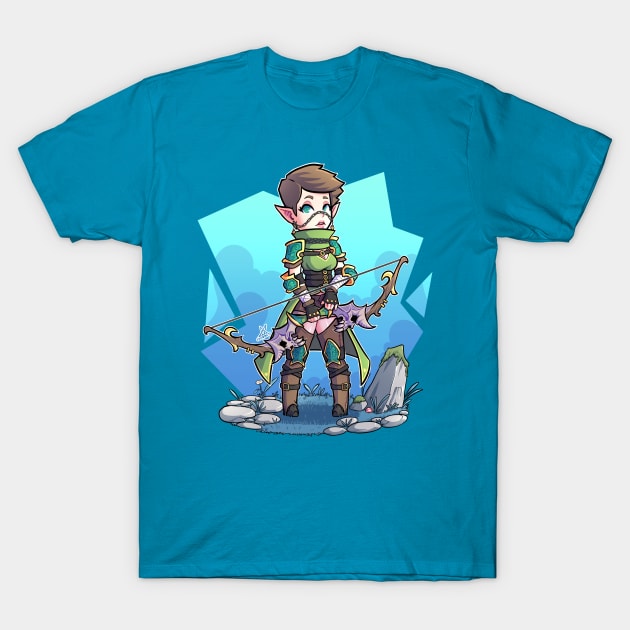 The Elf Archer T-Shirt by Chrivart